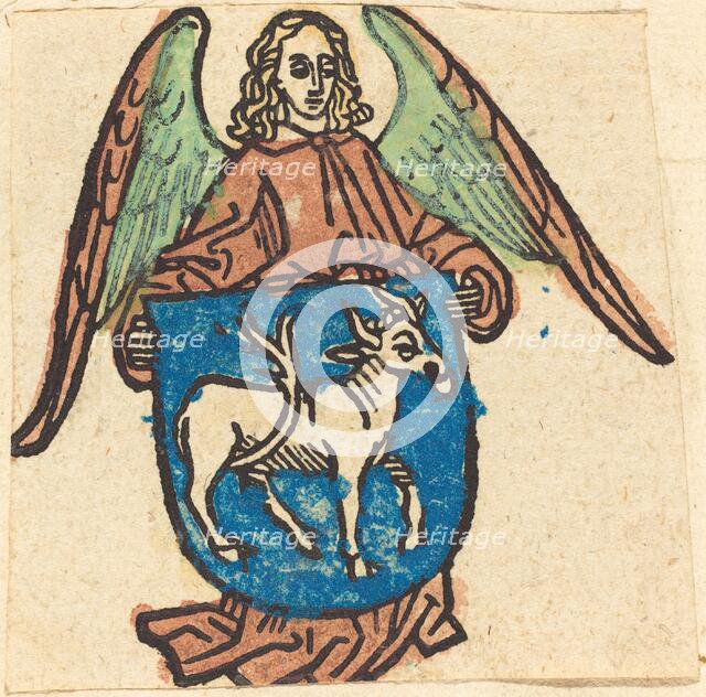 Bookplate of Hilprand Brandenburg of Bibrach, in or after 1500. Creator: Unknown.