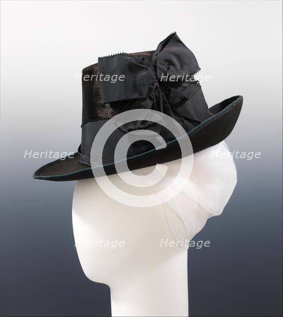 Hat, French, ca. 1885. Creator: Mme Mantel.