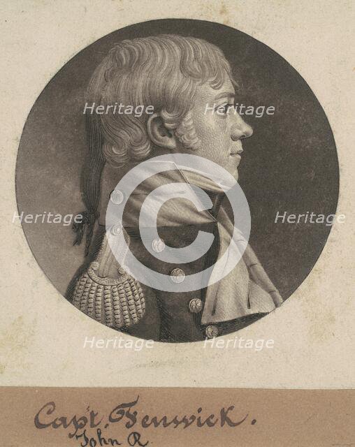 John Roger Fenwick, 1806. Creator: Charles Balthazar Julien Févret de Saint-Mémin.