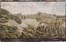 St Machar's Cathedral from the West, 1827-1829. Creator: Alexander Seton.