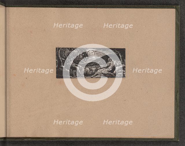 Thenot under Fruit Tree, 1821. Creator: William Blake.