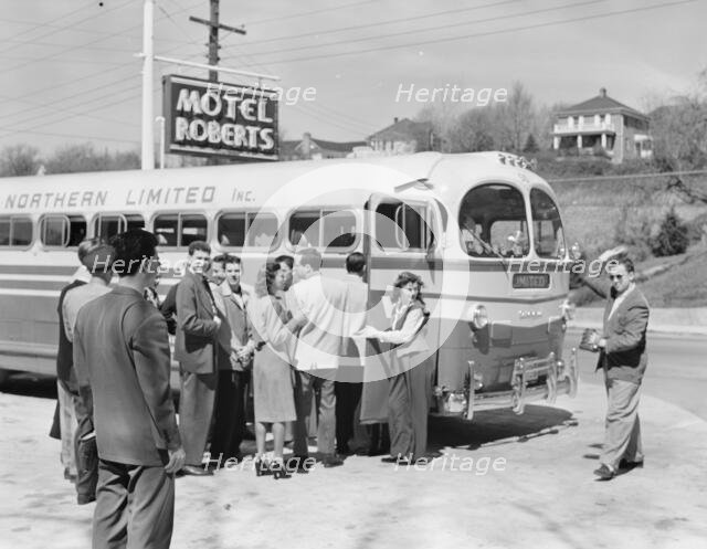 Stan Kenton Orchestra, 1947 or 1948. Creator: William Paul Gottlieb.