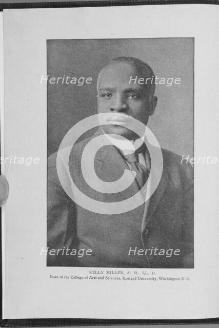 Kelly Miller, Dean of the College of Arts and Sciences, Howard University, Washington, D.C., 1917. Creator: Unknown.