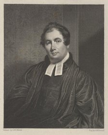 Rev. William Buell Sprague, 1834. Creator: Asher Brown Durand.