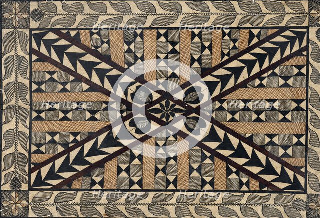 Siapo (tapa cloth),  c1917. Creator: Unknown.