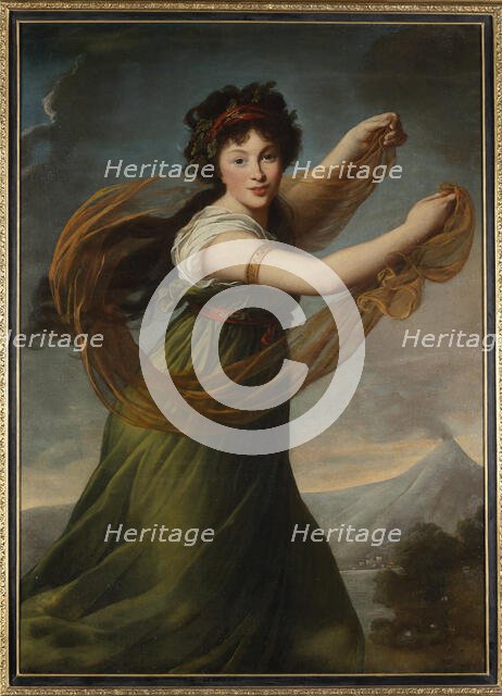Portrait of Pelagia Sapieha (1775-1846) née Potocka, 1794. Creator: Vigée Le Brun, Louise Élisabeth (1755-1842).