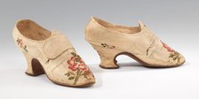 Shoes, British, 1750-70. Creator: Thomas Ridout.