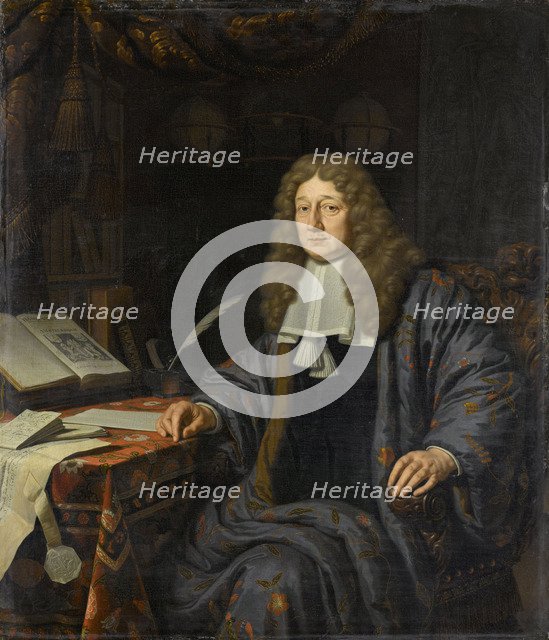 Portrait of Johannes Hudde (1628-1704), Mayor of Amsterdam, 1686.