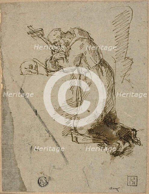 St. Francis of Assisi in Prayer, n.d. Creator: Unknown.