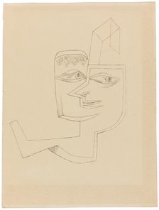 Portrait of a cool woman, 1919. Creator: Klee, Paul (1879-1940).