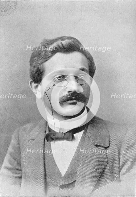 Portrait of the chess player E Lasker, 1896. Creator: George Bradshaw.