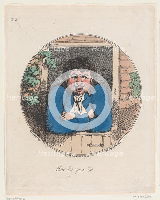 How Do You Do, November 1, 1799., November 1, 1799. Creator: Thomas Rowlandson.