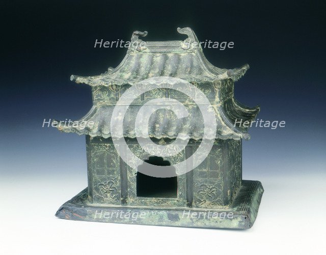 Model of a Chinese temple, Song dynasty, 960-1279. Artist: Unknown