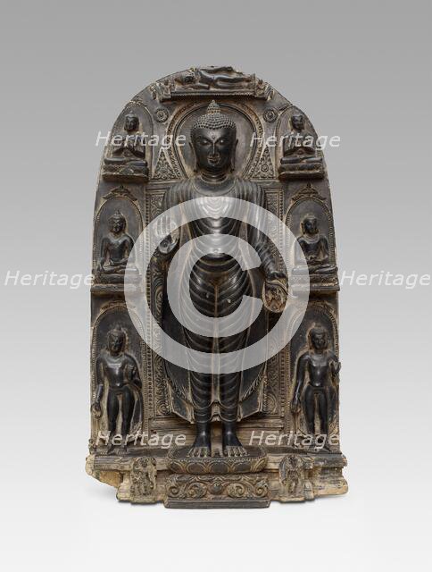 Eight Great Events from the Life of the Buddha, Pala period, 10th century. Creator: Unknown.