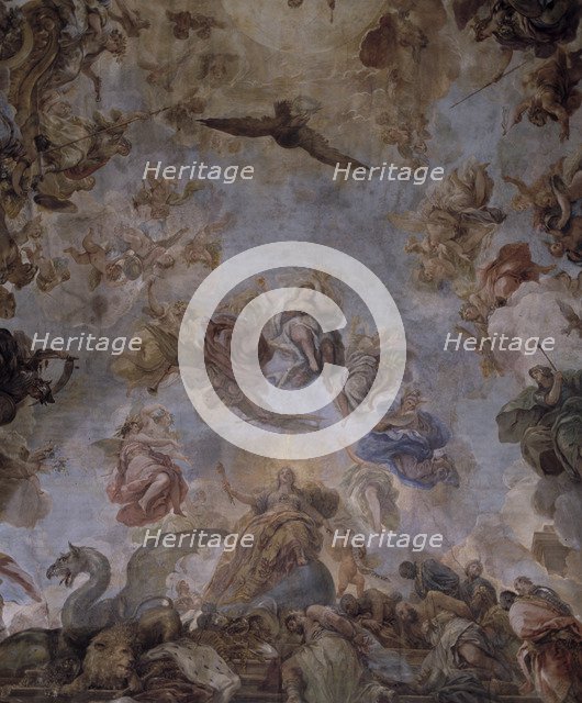 Frescoes in the vault of the Cason del Buen Retiro, by Luca Giordano.