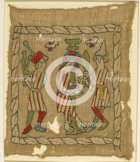 Panel depicting Flagellation, German, 14th century. Creator: Unknown.