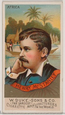 Henry M. Stanley, from the series Great Americans (N76) for Duke brand cigarettes, 1888., 1888. Creator: Unknown.