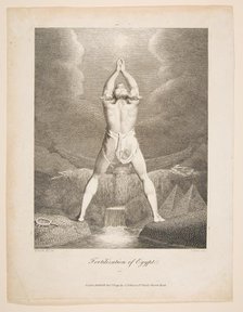 Fertilization of Egypt (Erasmus Darwin, The Botanic Garden), 1791. Creator: William Blake.