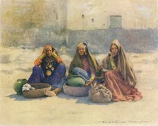 'Market Women of Ajmere', 1905. Artist: Mortimer Luddington Menpes.