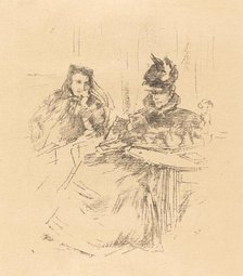 Afternoon Tea, 1897. Creator: James Abbott McNeill Whistler.
