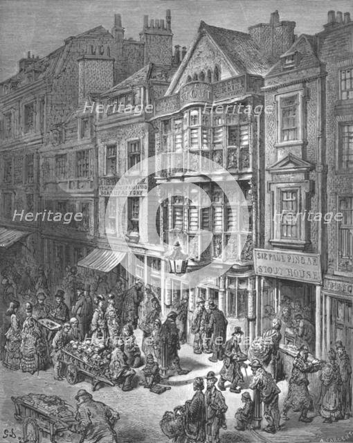'Bishopsgate Street', 1872.  Creator: Gustave Doré.