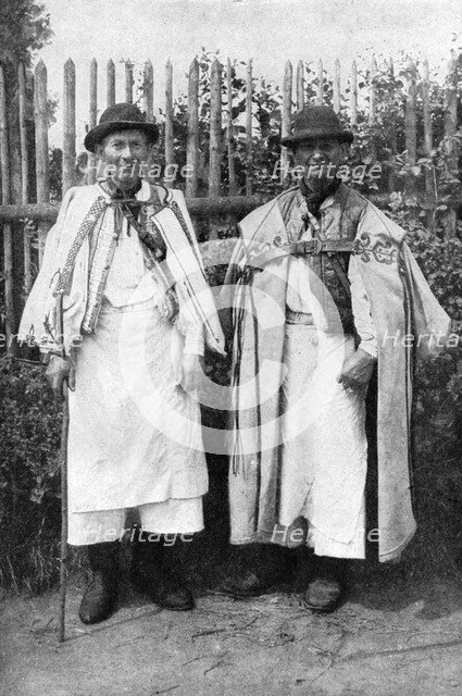 Two men from Krupina, Slovakia, 1922. Artist: Dr V Sixta