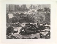 Civil War (Guerre Civile), 1871-73, published 1874. Creator: Edouard Manet.