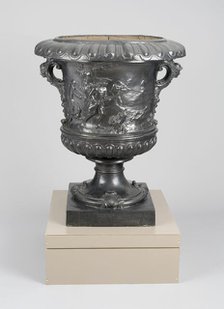 Garden Urn Emblematic of Autumn, England, Mid to late 18th century. Creator: Unknown.