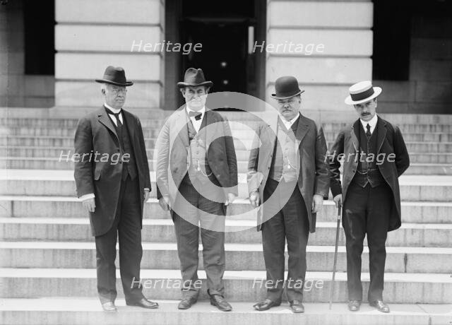 Pan American Congress, 5th at Santiago, Chile - U.S. Delegation: Joseph R. Lamar; W.J..., 1914. Creator: Harris & Ewing.