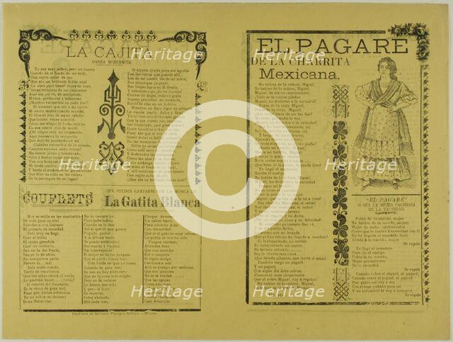 El pagare de la charrita mexicana (The Promissory Note of La Charrita Mexicana), n.d. Creator: José Guadalupe Posada.