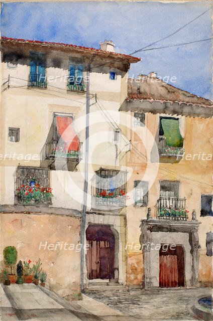 Old House at Segovia, Spain, 1920. Creator: Cass Gilbert.