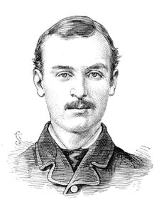 The Universities' Boat-Race: the Oxford crew, 1881.  Creator: Unknown.