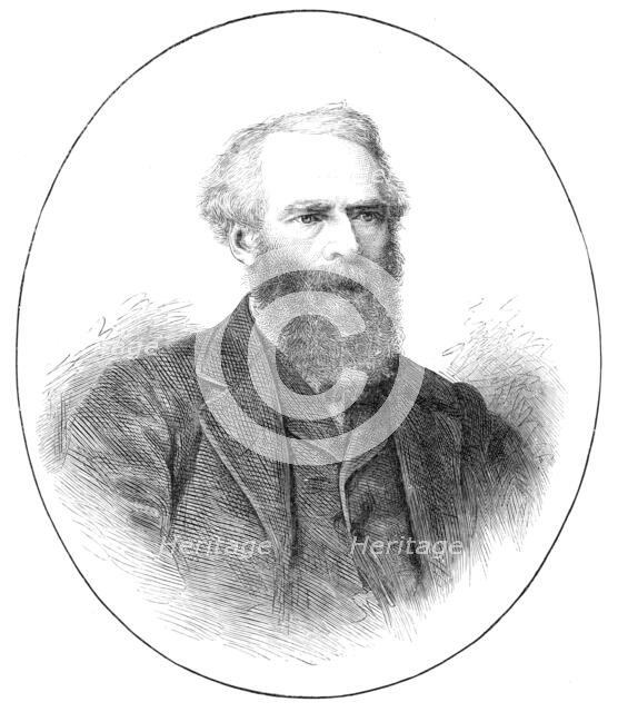 The Right Hon. M. E. Grant Duff, the new Governor of Madras, 1881. Creator: Unknown.