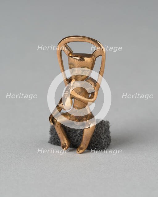 Pendant in the Form of a Seated Musician, A.D. 1000/1500. Creator: Unknown.