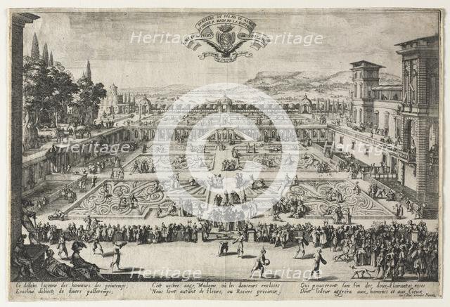The Palace Gardens at Nancy, 1625. Creator: Jacques Callot (French, 1592-1635).