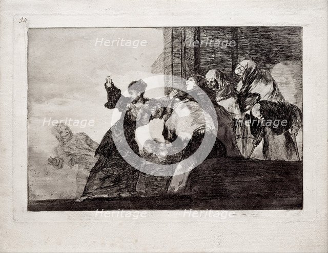 Poor Folly (from the series Los Disparates (Follies), 1815-1819. Artist: Goya, Francisco, de (1746-1828)