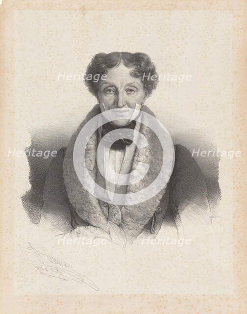 Portrait of Charles Louis Didelot (1767-1837), 1840. Creator: Anonymous.