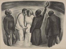 Baptism, ca.1934. Creator: M Wolfe.
