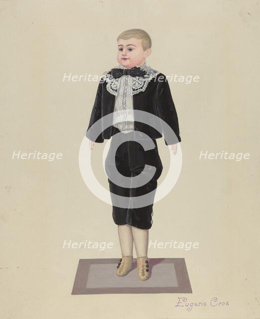 Boy Doll, c. 1937. Creator: Eugene Croe.