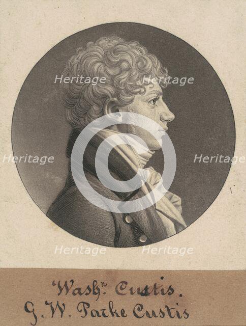 George Washington Parke Custis, 1808. Creator: Charles Balthazar Julien Févret de Saint-Mémin.