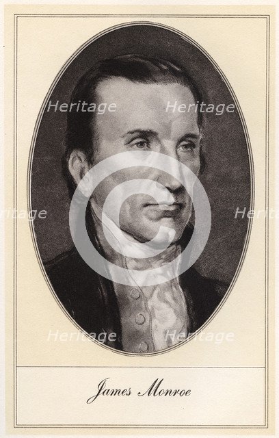 James Monroe, fifth President of the United States, (early 20th century).Artist: Gordon Ross