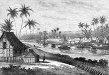 The Expedition against the Malays: View of the Encampment, Bandar Bahru...1876. Creator: Unknown.