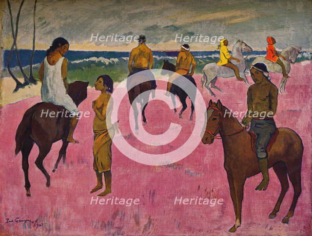 'Reiter am Strande', 1902. Artist: Paul Gauguin.
