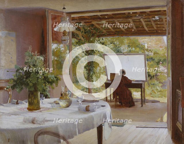 Open-air Studio, late 19th-early 20th century. Creator: William Blair Bruce.