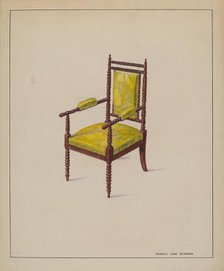 Child's (living room) Chair, c. 1937. Creator: Francis Law Durand.