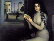 Nieves. Artist: Romero de Torres, Julio (1874-1930)