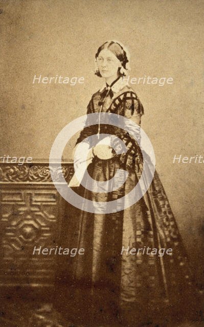 Florence Nightingale, c1860s. Creator: Henry Lenthall.