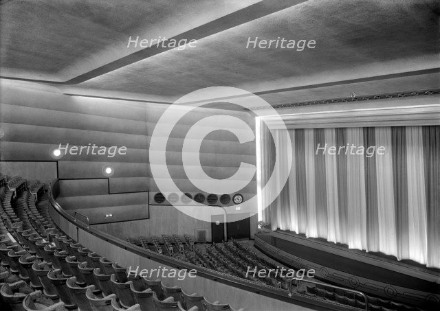 Auditorium of the Odeon, Well Hall Road, Eltham, London c1936. Artist: J Maltby