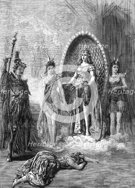 Scene from "Babil and Bijou," at Covent Garden Theatre, 1872. Creator: Unknown.