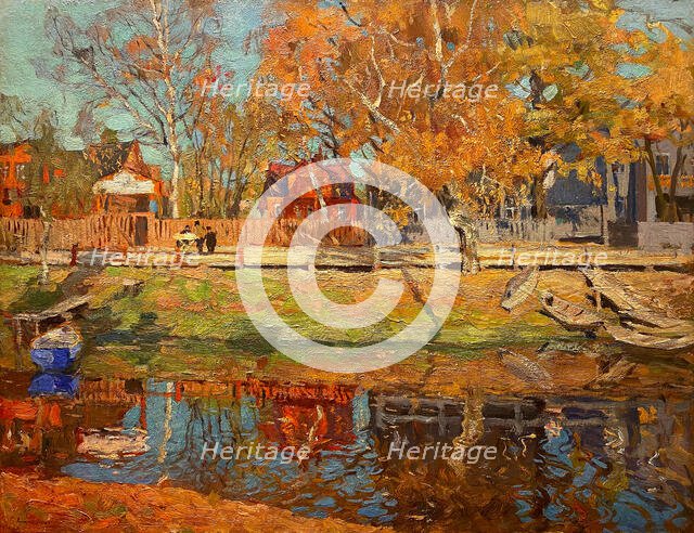 The Chyornaya Rechka (Black River), 1914. Creator: Lakhovsky, Arnold Borisovich (1880-1937).